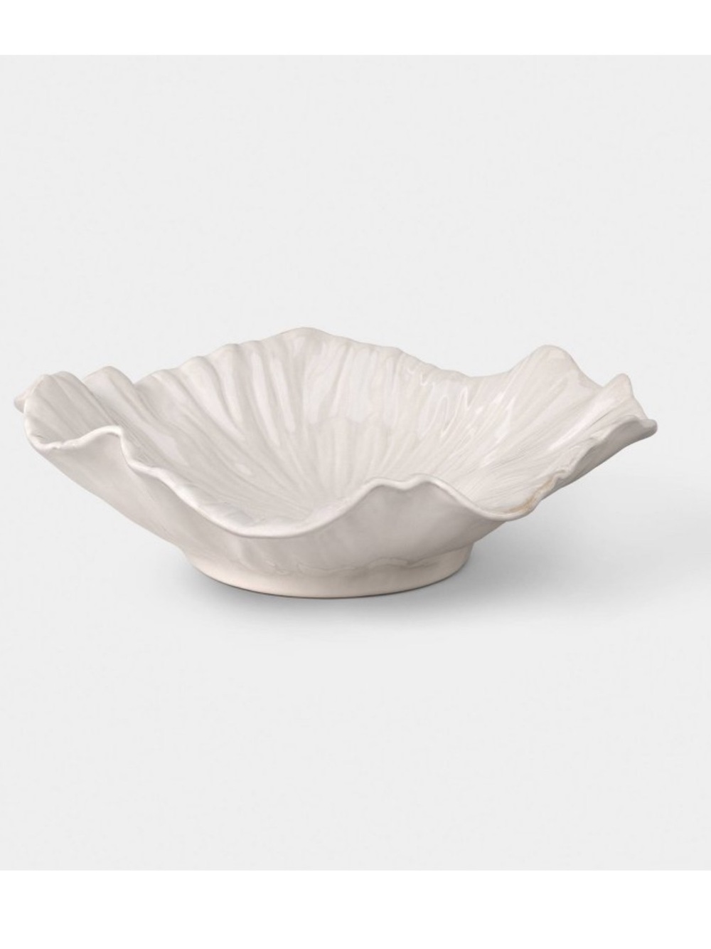 Sculpted Foliage Cream
Ceramic Bowl - Threshold™